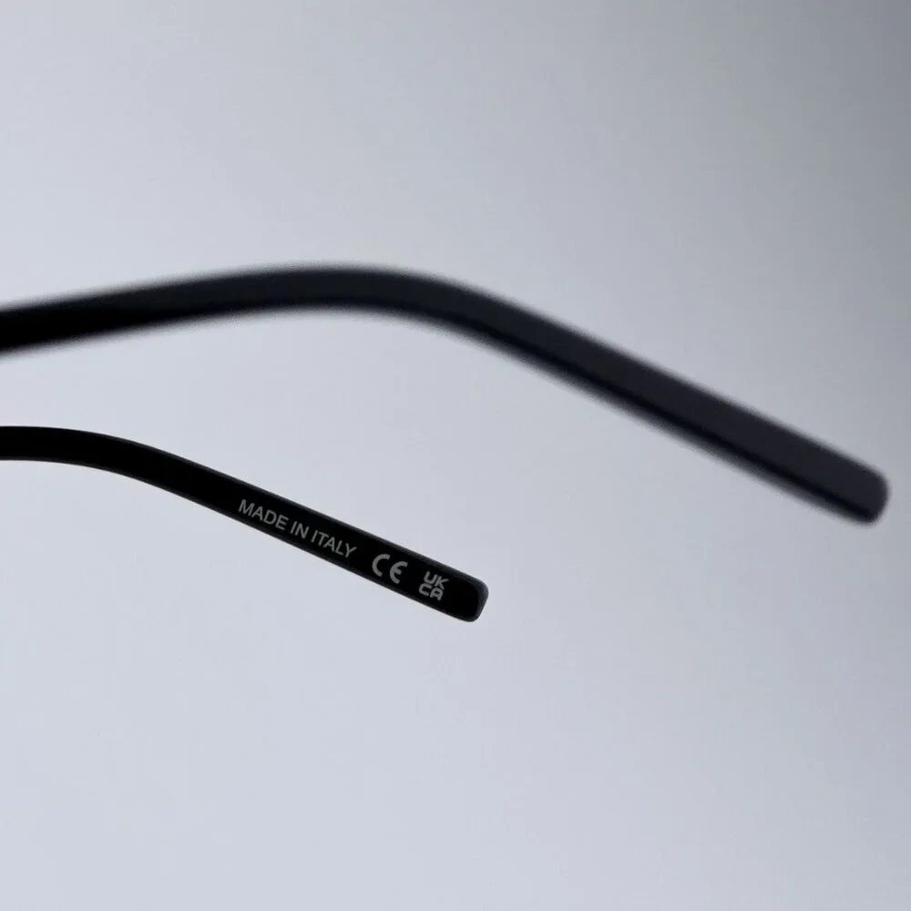 Saint Laurent SL737 Mica Thin OPT 001 BRAND NEW Eyeglasses Black Cat Eye Unisex